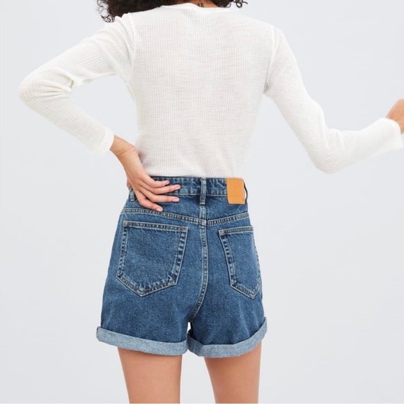ZARA - Blue denim shorts - Picture 3 of 8